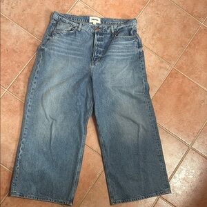 Boden mid rise slouch wide leg jeans, size 10 W31 L28 GUC